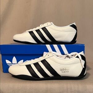 Adidas Tokyo Lace W Womens 8.5 Cream/white Suede Sneakers Originals Gum Sole NWT